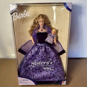 Vintage 2000 Barbie Sisters' Celebration w/ Krissy Doll, Set Mattel #27148 NRFB